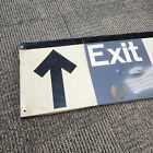 Vintage Nyc Mta Metal Subway Sign Grand Central Flushing Line Transfer 7