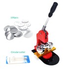 Diy Button Badge Maker Machine Hand Punch Press  circle Cutter Craft Tool 58 37