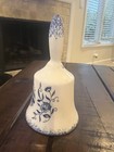 New Orleans  La Souvenir Porcelain Bell Lace Balconies  Blue   White  Japan 4 5   