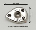 S s Super E Teardrop Motorcycle Carburetor Air Cleaner Cover Vest Pin 