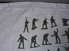 Vintage Marx Battleground American Us Army Soldiers 29 Figures 