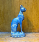 Rare Ancient Egyptian Antique Stone Statue Of Goddess Bastet Cat Bast Egypt Bc