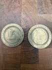 Vintage Luxor Las Vegas  1 Gaming Tokens  - 2 Different Designs  Collectibles