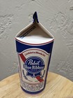 Vintage 1970 s Pabst Blue Ribbon Pbr Beer Carton - Rare Unused