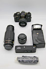 Vtg Minolta X-700 Slr Mps Camera Bundle 3 Lenses  28mm   50mm  75-200mm    More 