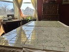 Antique Crackle Celadon Fireplace Tiles 117 Piece Architectural Set