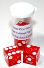 Linq Las Vegas Casino Craps Matching Serial Numbers Dice Pair Red Polished