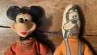 Vintage Walt Disney Mickey Mouse W  Vinyl Head Cloth Body   Goofy Cloth Body 4 