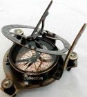 Antique Nautical Brass 4  Inch Sundial Compass Marine Collectible