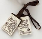Brown Scapular  10 Pack Bulk Scapulars Catholic Mary Our Lady Mount Carmel