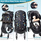 Orzbow Stroller Sun Shade Universal  Breathable Upf 50  Stroller Cover For Baby