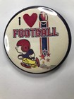Pin   Button Vintage 2 1 4    I Love  heart  Football Pinback
