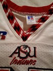 Arkansas State Indians  red Wolves  Game Used Worn Football Jersey  17 Ncaa