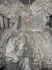 Vintage Little Brittany Ornate Pageant Dress Toddler Size 2 Pearls   Cape Usa