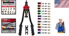 Rivet Gun Tool Kit With 11 Mandrels And 115 Rivet Nuts Set