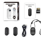 4k Action Camera Waterproof 64gb Mini Portable Sports Cam For Motorcycle Bike