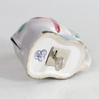 Vtg Ulmer Keramik Ceramic Handpainted Lockable Elephant Piggy Bank 4  Tall   Key