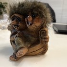 Fosse Troll  Fantasy Figure Two Trolls On Boat Norway   3 5  Vtg New With Tag