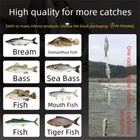10 Pack Sabiki Bait Rigs 6 Color Saltwater Fishing Lure String Hook Size 6-20 