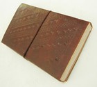 Vintage Leather Bound Book Of Shadows Spell Book Blank Handmade Diary For Women