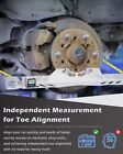 Toe Alignment Tool Includes Two 5m Metal Tape Measures Diy Measurement Silver