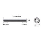  Standoff Nut Connector   Od 6mm M3 Aluminum Column Round Threaded Sleeve Stud