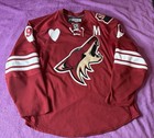 Arizona Coyotes Howler 2014   2015 Valentine   s Day Jersey Size 54 Mic
