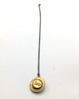 Israeli Pendant Chain Double Sidedspinning Gold Plated 1 1 2  X 1 1 2  X 1 4 