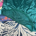 Sz 12 Vtg Emerald Granny Panties High Waist Nylon Sissy Brief Underwear Shiny