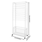 Ribbon Holder Organizer Rack W wheels Large Capacity Ribbon Stand Organizer