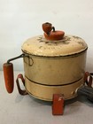 Antique U s  Mfg  Corp  Electric Popcorn Popper  Manual Stir Handle Works