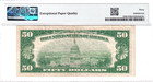 1929  50 Frbn Federal Reserve Bank Note Cleveland Pmg Vf 30epq  d00452279a