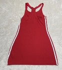 Adidas Originals Tennis Dress Womens Size Small Red Adicolor Stretch Racerback