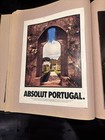 Lot Of 94 Rare Vintage Absolut Vodka Print Ad Mag Pages Scrapbooked No Reserve