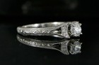 14k White Gold 1 18ct Round Cut Lab-created Diamond Women s Engagement Ring