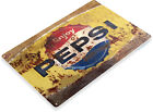 Tin Sign Pepsi Rusty Retro Metal D  cor Wall Art Soda Store Shop A564