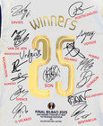 Tottenham Spurs Team Signed 24 25 Europa League Winners Shirt Jersey Coa 2025