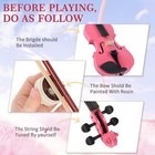 1 8 Size Kids Acoustic Violin Fiddle W case Bow Rosin For Student For Gift