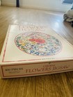      Vintage  1995  Usborne Circular Flowers - Jigsaw Puzzle 400 Pieces - Complete