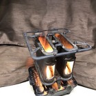 Antique Game Jr No 2  Kerosene Sad Iron Heater Stove W  Double Burner