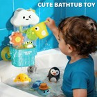 Bath Toys For Toddlers 1-3 baby Waterwheel Bathtub Toy With Suction Cup kids    