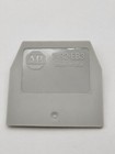 Lot Of 20 Allen-bradley 1492-eb3 End Cap For Screw Type Terminal Block - Gray