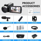     4k Camcorder 48mp Uhd 30fps Video Camera Digital 16xzoom Wifi Vlogging Camera