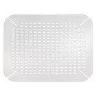 Interdesign 36600 Sinkworks Clear Regular Pvc Sink Mat 0 1 H X 11 W X 12 5 L In 