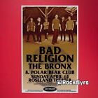 Bad Religion 2013 Original 11x17 Concert Promo Poster  Portland Oregon 