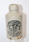 John s English Brew Ginger Beer Stoneware Squat Nice Graphics Jacksonville Fla