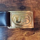Indian War M1872 Us Military Brass Belt Buckle