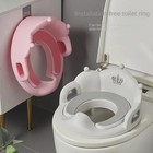 Potty Trainer Toilet Chair Seat For Kids Boys Girls Baby Toddlers Cushion Handle