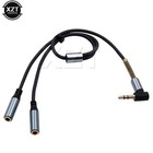 Headphone Splitter For 2 Headphones 2 Way 3 5mm Adapter Aux Cable Mini Jack