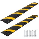 25000 Lb Heavy-duty Rubber Speed Bumps  6 Ft Modular Speed Humps -2 Pack